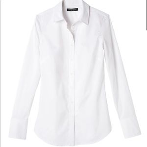 Banana Republic Women’s White Button Down Shirt 6